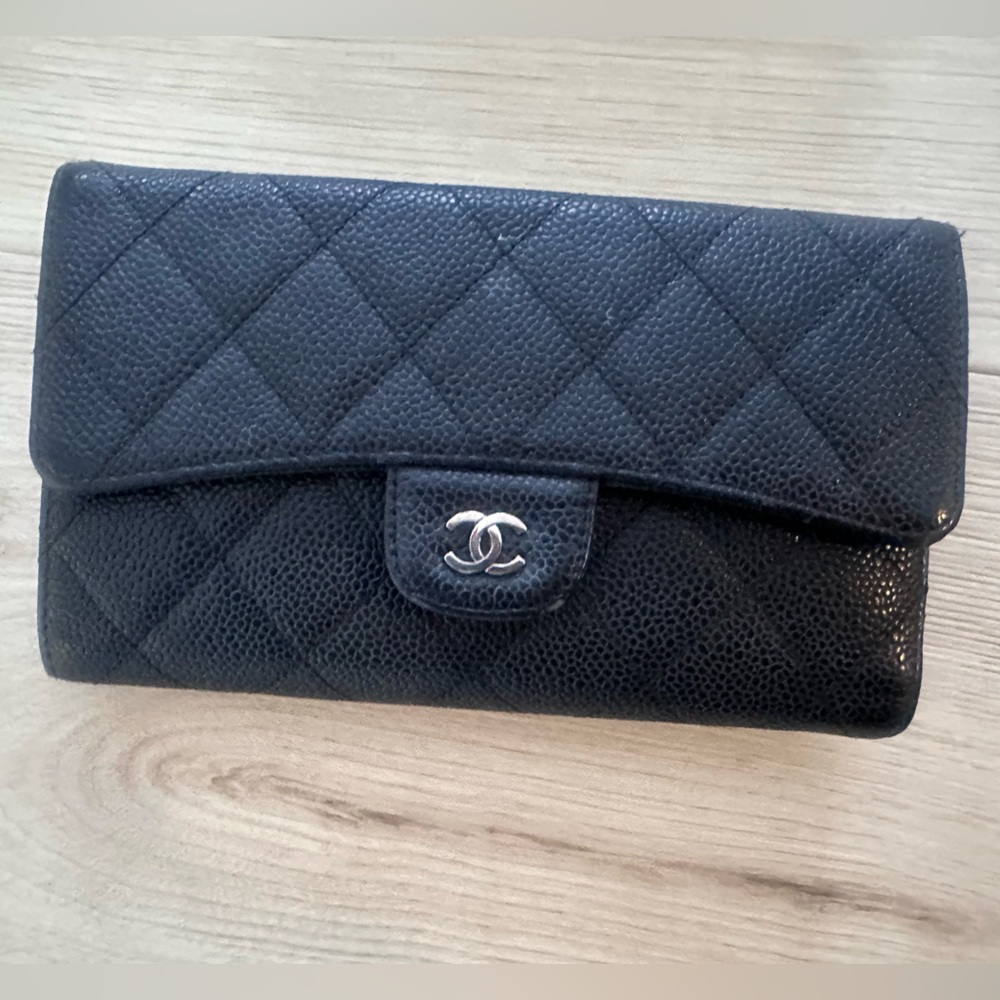 CHANEL Black Leather Box